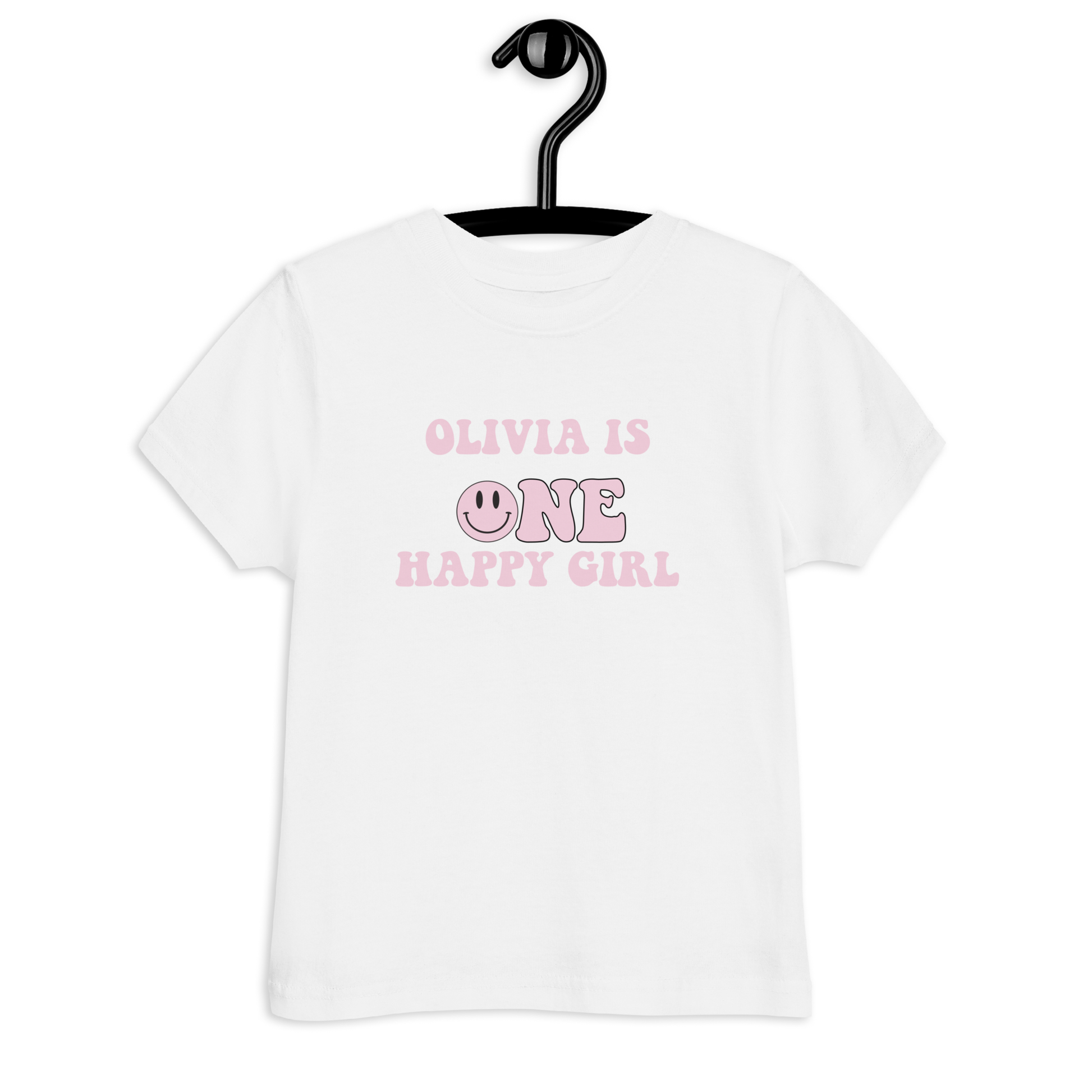 Cute neutral first birthday t-shirt for baby girl

