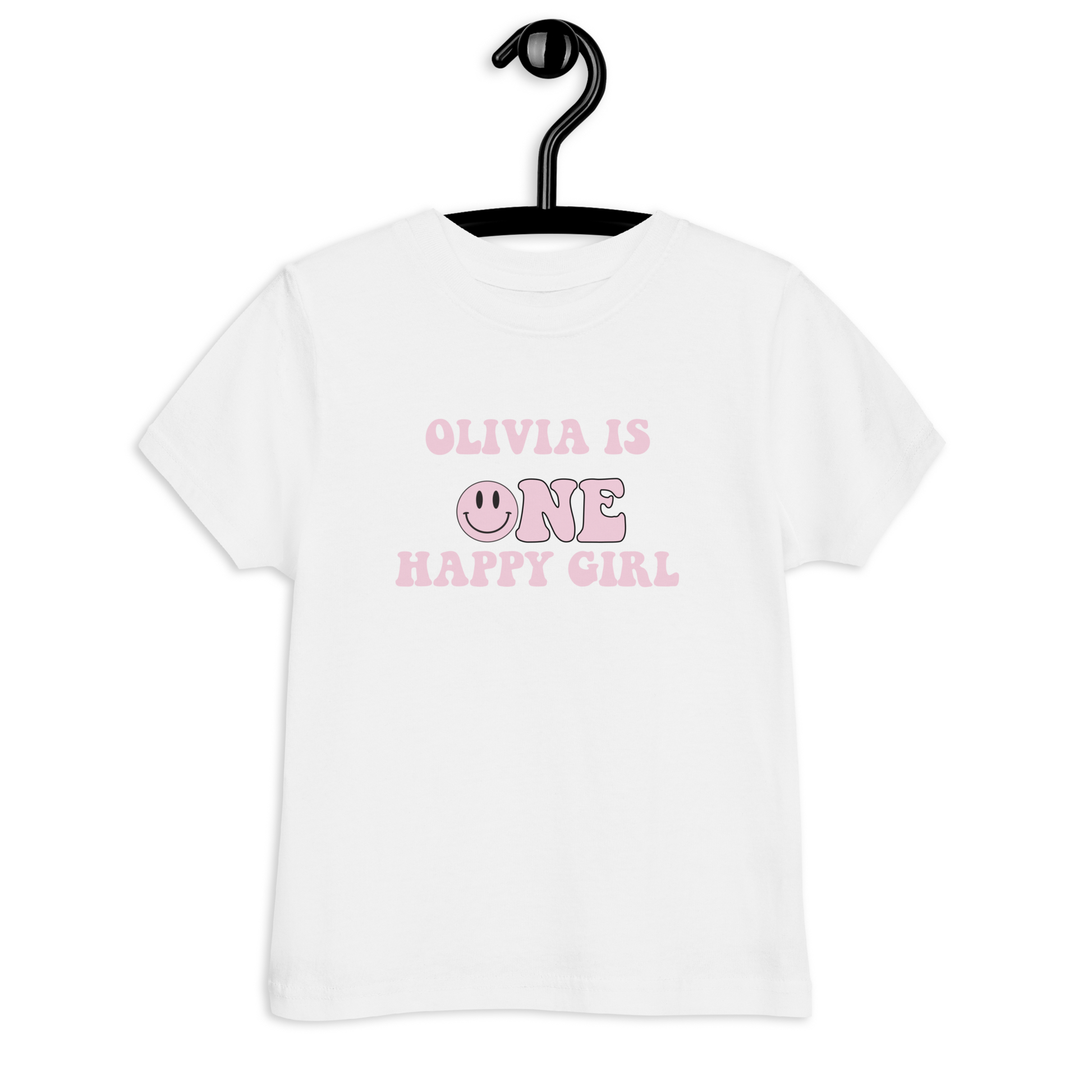 Soft cotton tee for girl’s first birthday party

