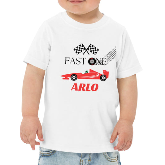 Toddler boy 1st birthday race car outfit